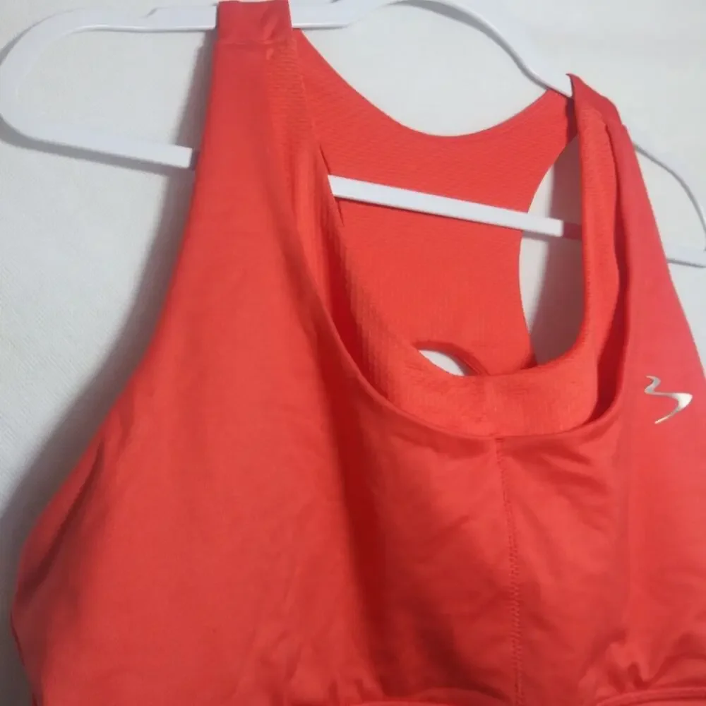 Beachbody Women's Energy Bra Mid-Impact Persimmon Athletic Yoga Size 2XL